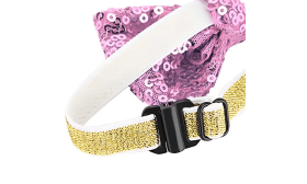 Kimalteleva Juhlarusettipanta Kissoille & pienille Koirille