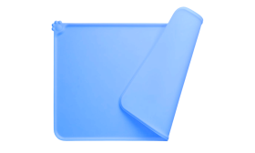 Vedenpitävä Silikoninen Kissan Ruokamatto Korotetuilla Reunoilla – Alusta Ruoka- ja Vesikupille