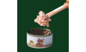 Pitkävartinen silikonilusikka kissan ruoalle – märkäruokien annostelija